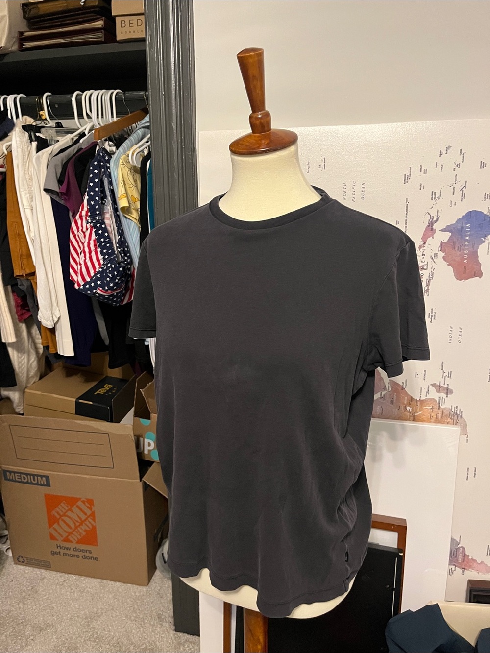 Calvin Klein Black Pima Cotton Crewneck T-Shirt